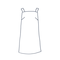 Strap Shift Dress Sketch