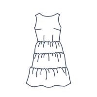 Tiered-Dress-Sketch