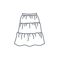 Tiered-Skirt