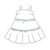 Tiered-Strap-Trapeze-Dress-Sketch