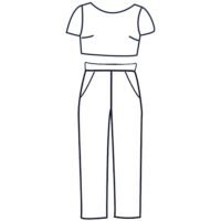 Trouser-two-piece Sketch