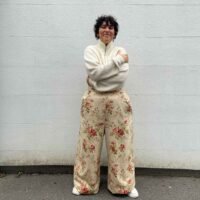 Wide Leg Trouser Model 1