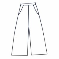 Wide Leg Trouser Sketch