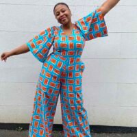 Wide leg jumpsuit Model 1