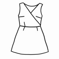 Wrapover-a-line-mini-dress