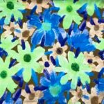 Fabric Ref 5334 - Floral Satin