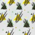 Fabric Ref 5341 - Floral Abstract Viscose