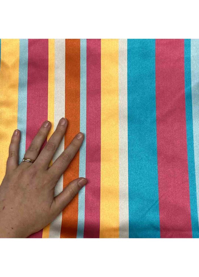 Fabric Ref 5346 - Stripe Satin - Image 2