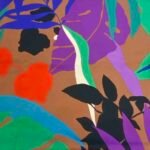 Fabric Ref 5359 - Floral Satin Viscose