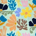 Fabric Ref 5374 - Floral Cotton Sateen