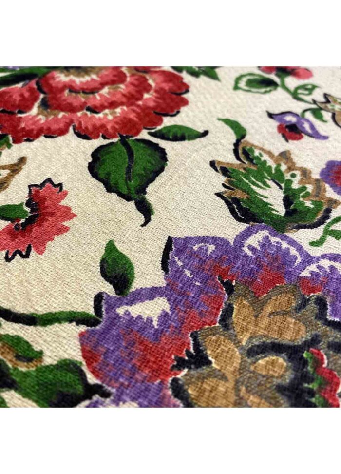 Fabric Ref 5394 - Floral Textured Cotton - Image 3