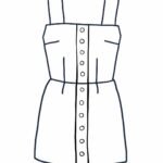 Design your own: Mini Button-up Strap Dress