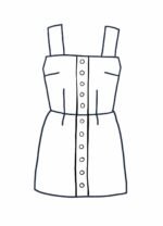 Design your own: Mini Button-up Strap Dress