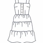 Design your own: Tiered Button-up Strap Dress