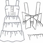 Design your own: Tiered Button-up Back-Bow Strap Dress