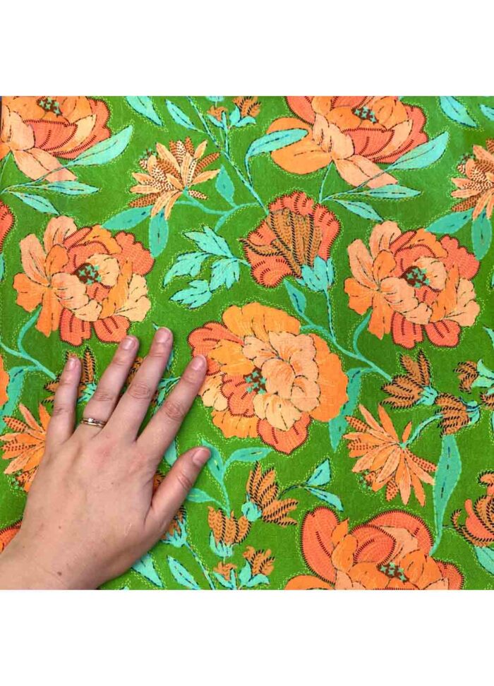 Fabric Ref 5472 - Floral Viscose - Image 2