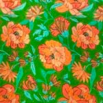 Fabric Ref 5472 - Floral Viscose