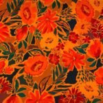 Fabric Ref 5490 - Floral Synthetic Mix