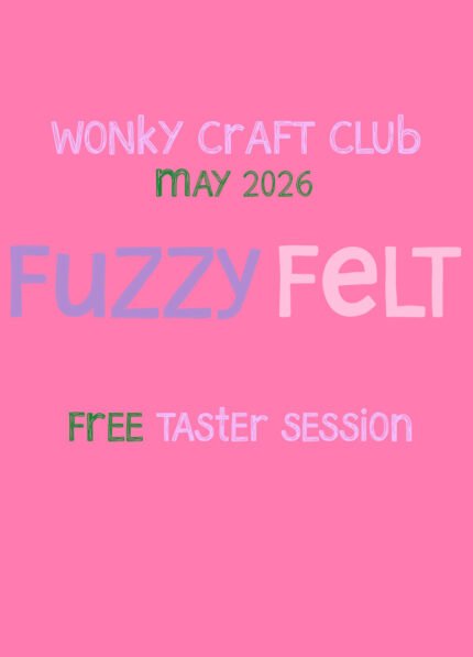 Wonky Craft Club - Sat 23rd May 26 1.30-3.30pm UK time - FREE Ticket