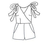 Shorts Wrapover Jumpsuit