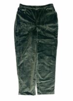 Teal velvet trousers - ref 201 - Resale item - Approx UK 12-14 - Image 3
