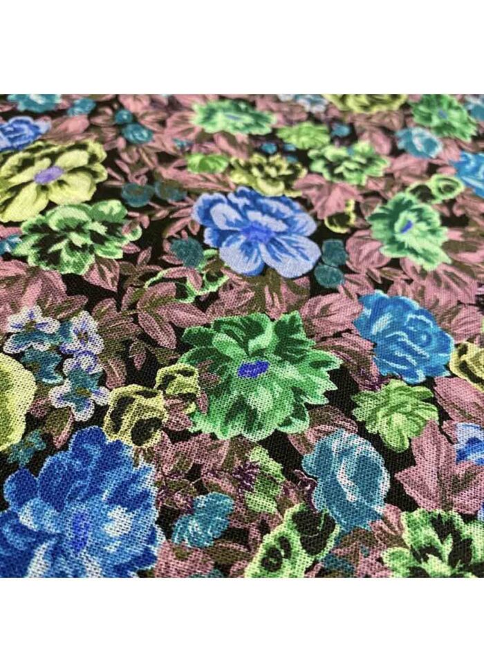 Fabric Ref 5412 - Floral Linen Viscose - Image 3
