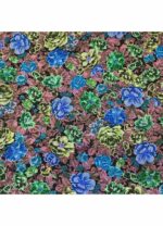 Fabric Ref 5412 - Floral Linen Viscose