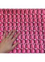 Fabric Ref 5413 - Geometric Satin - Image 3