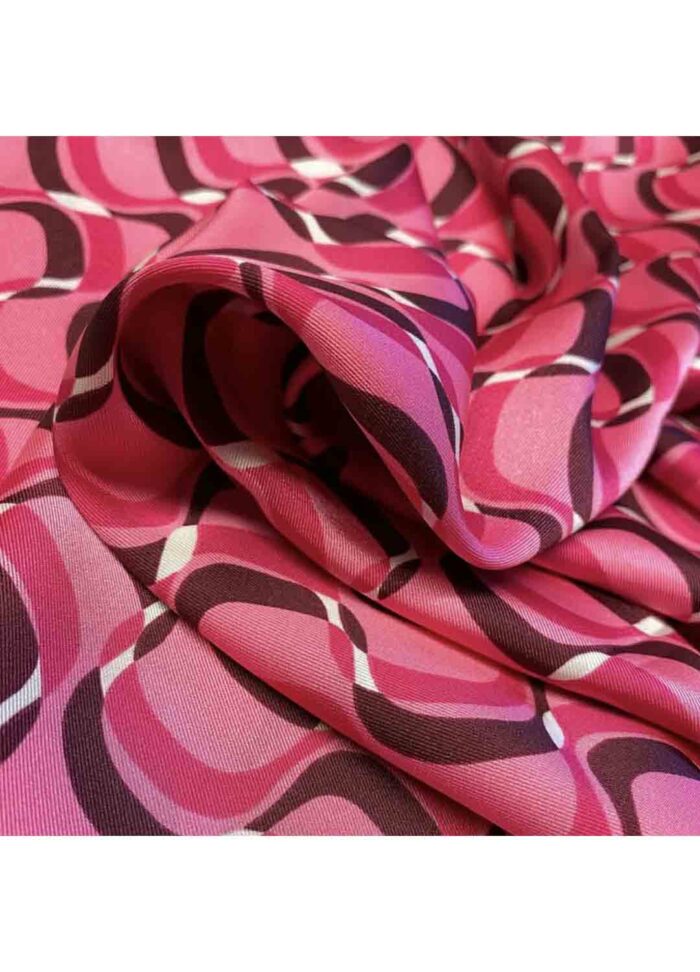 Fabric Ref 5413 - Geometric Satin - Image 2