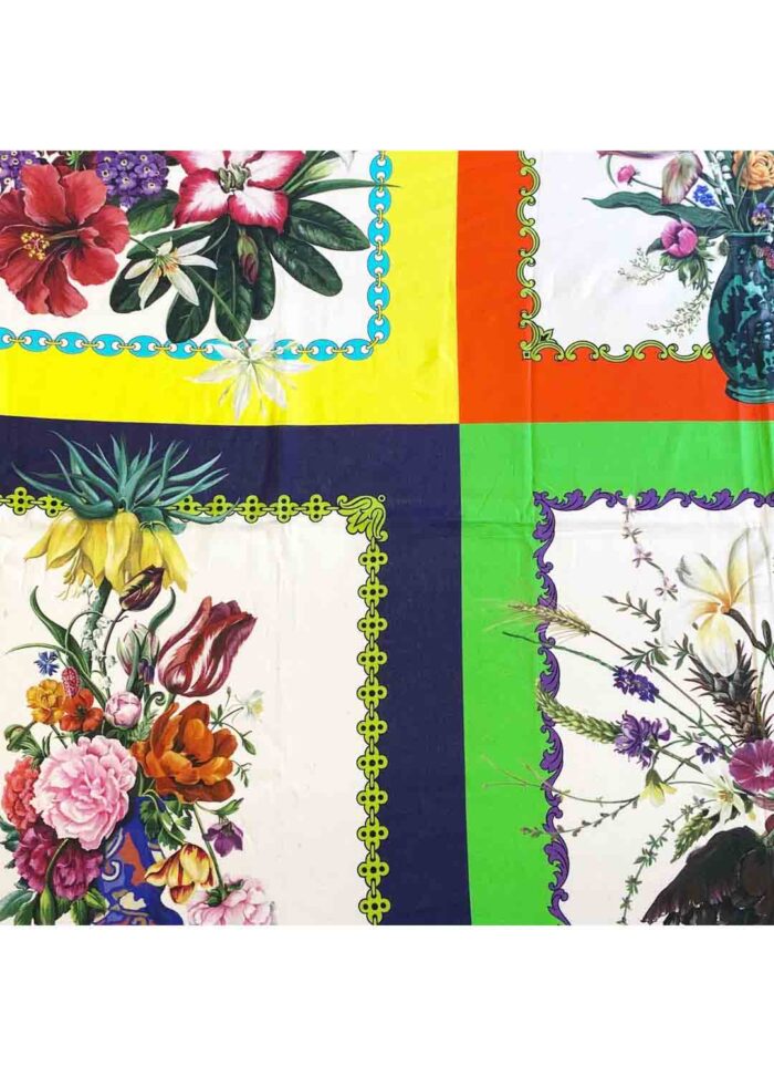 Fabric Ref 5524 - Panelled Floral Cotton - Image 5