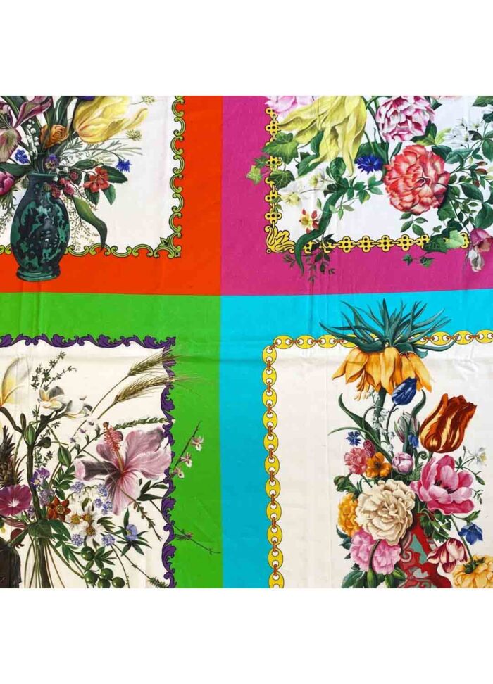 Fabric Ref 5524 - Panelled Floral Cotton - Image 1