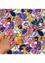Fabric Ref 5547 - Floral Crepe Viscose Mix - Image 3