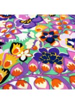 Fabric Ref 5547 - Floral Crepe Viscose Mix - Image 2