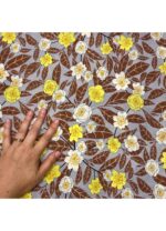 Fabric Ref 5560 - Floral Viscose Mix - Image 2