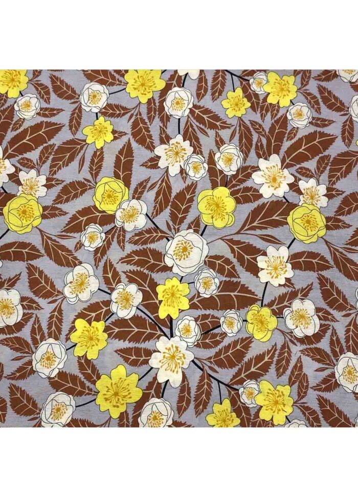 Fabric Ref 5560 - Floral Viscose Mix - Image 1