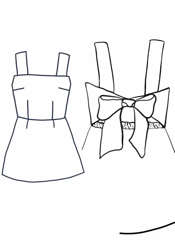 Design your own: A-Line Back-Bow Strap Dress - Image 1