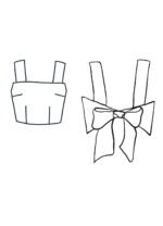 Design your own: Strap Back-Bow Crop Top