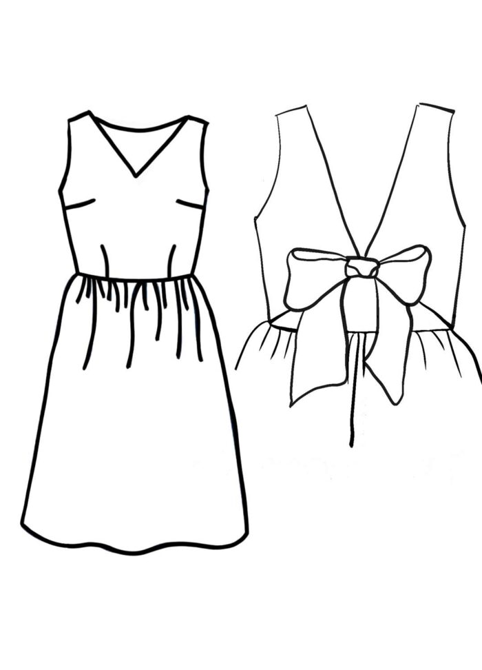 Design your own: Bow-Back Tea Dress - Image 1
