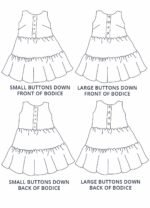 Design your own: Tiered Button-Up Trapeze Dress - Image 2