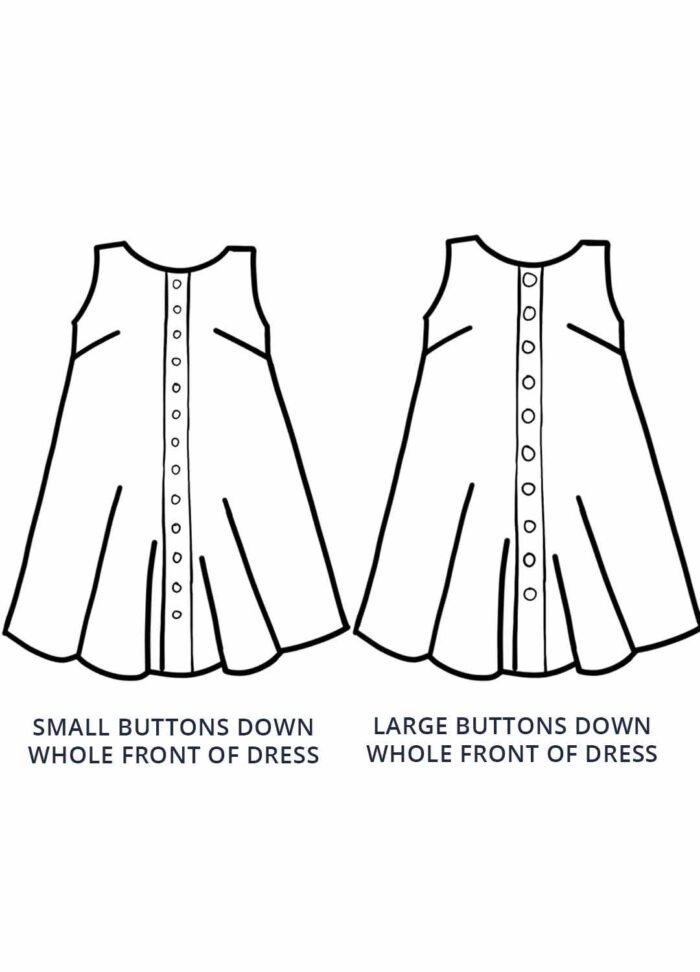 Design your own: Button-up Trapeze Dress - Image 2