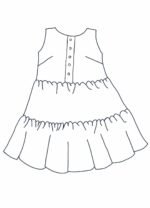 Design your own: Tiered Button-Up Trapeze Dress