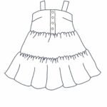 Design your own: Tiered Strap Button-up Trapeze Dress