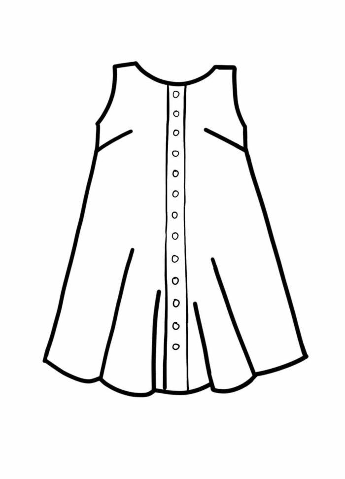 Design your own: Button-up Trapeze Dress - Image 1