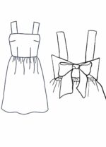 Design your own: Gathered Back-Bow Strap Dress