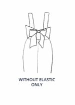 Design your own: Pencil Button-up Back-Bow Strap Dress - Image 2