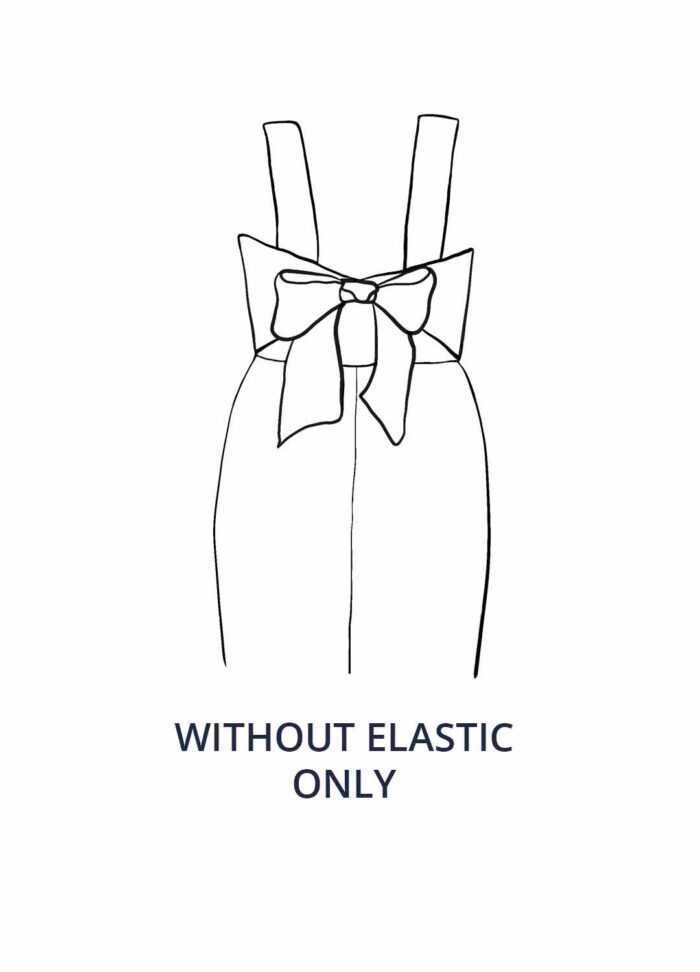 Design your own: Pencil Button-up Back-Bow Strap Dress - Image 2