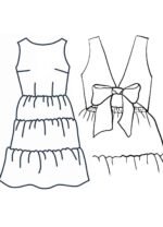 Design your own: Back-Bow Tiered Dress