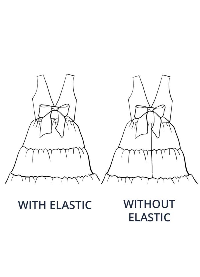 Design your own: Back-Bow Tiered Dress - Image 5