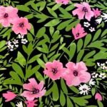 Fabric Ref 5574 - Floral Viscose