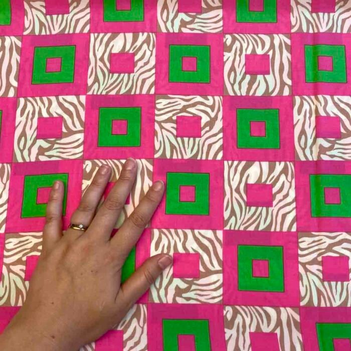 Fabric Ref 5577 - Geometric Viscose - Image 3